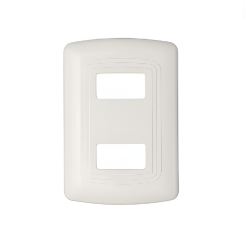 Placa ABS Marfil 2 Ventanas