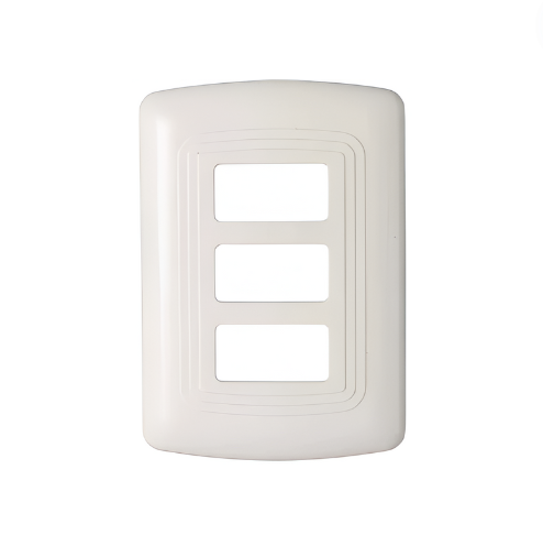 Placa ABS Marfil 3 Ventanas