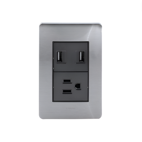 Placa c/Conector USB y Contacto