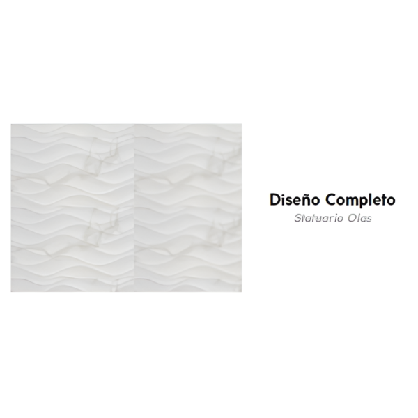 Azulejo Statuario Olas