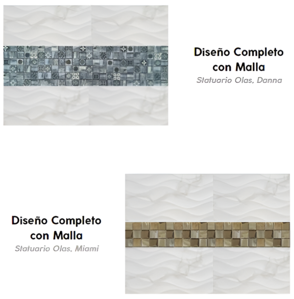 Azulejo Statuario Olas